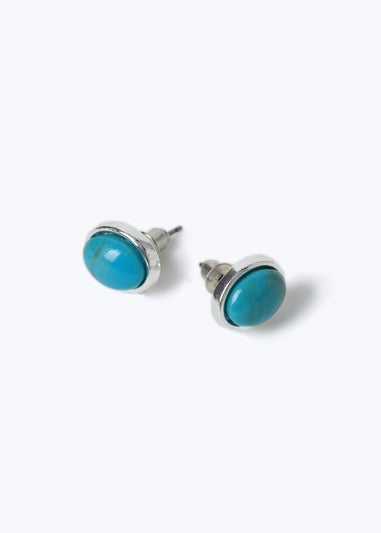 Muse Turquoise Stone Stud