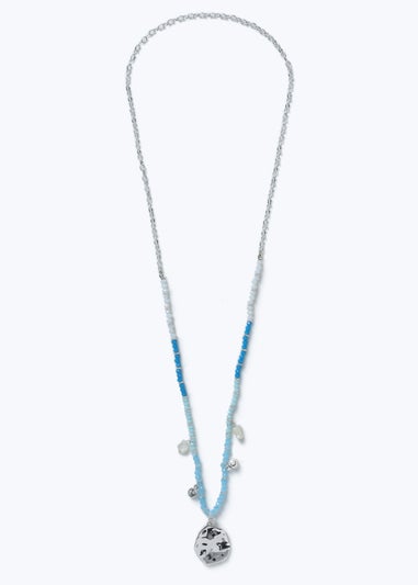 Muse Turquoise Facet Bead Necklace