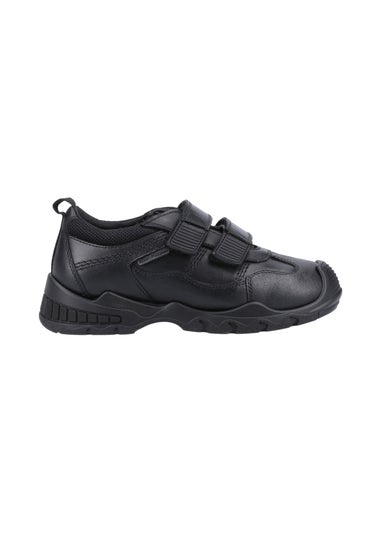 Hush Puppies Boys Black Troy Jnr School Shoes (Younger 10 - Older 2.5)