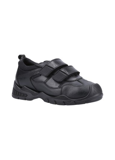 Hush Puppies Boys Black Troy Jnr School Shoes (Younger 10 - Older 2.5)