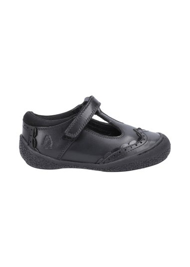 Hush Puppies Girls Black Mabel Inf School Shoes (Younger 6-9.5)