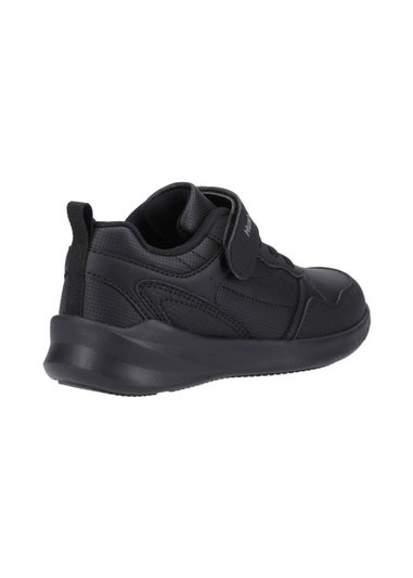 Hush Puppies Unisex Black Marling Bungee Lace Junior School Shoes (Younger 10 - Older 2)