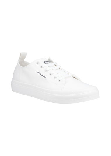 Jack & Jones White Bayswater Canvas Trainer