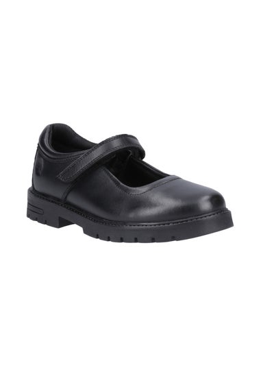 Hush Puppies Girls Black Tanya Senior School Shoes (Older 6-7)