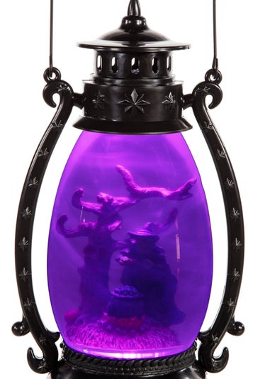 Premier Decorations Battery Operated Lit Fog Effect with Witch Scene (26cm)