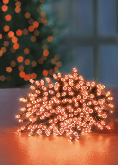 Premier Decorations 200 Orange LED Supabrights