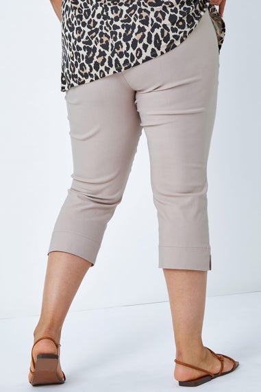 Roman Natural  Curve Cropped Stretch Trouser