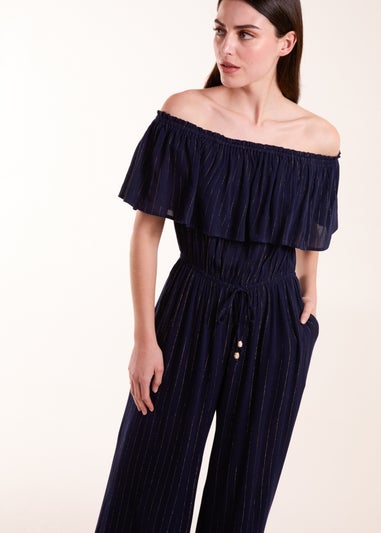 Blue Vanilla Blue Bardot Jumpsuit