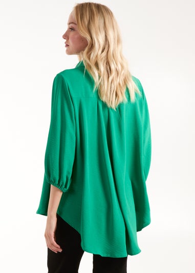 Blue Vanilla Green Batwing Shirt