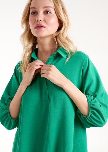 Blue Vanilla Green Batwing Shirt