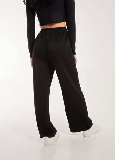 Pink Vanilla Black Wide Leg Joggers