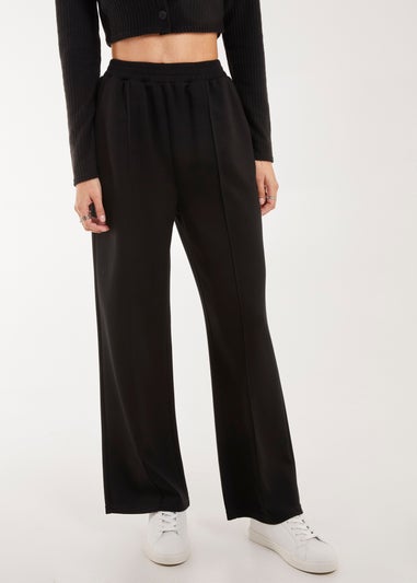 Pink Vanilla Black Wide Leg Joggers