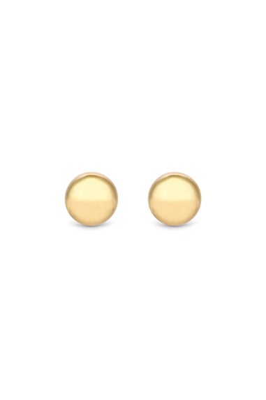 Jon Richard Gold Plated Polished Orb Earrings