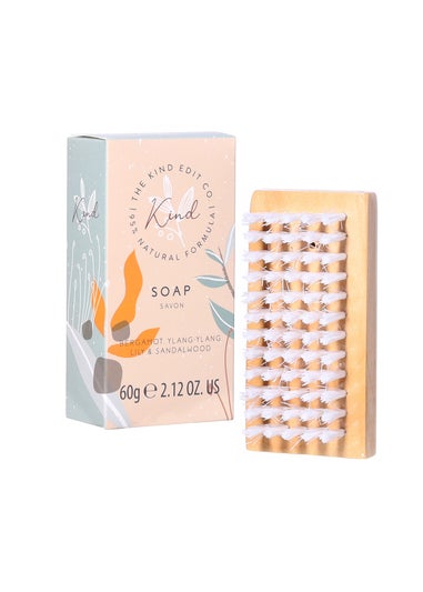 The Kind Edit Co. Kind Soap Bar And Nail Brush