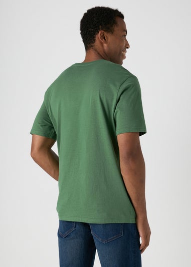 Green Essential V-Neck T-Shirt