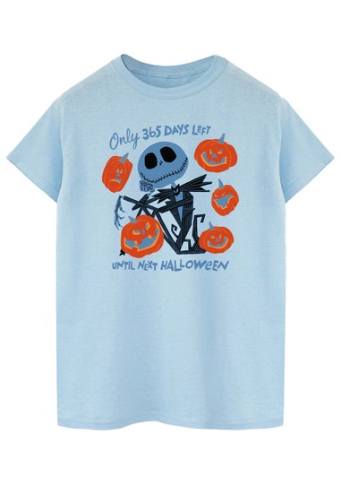 Disney The Nightmare Before Christmas Only 365 Days Left Baby Blue T-Shirt