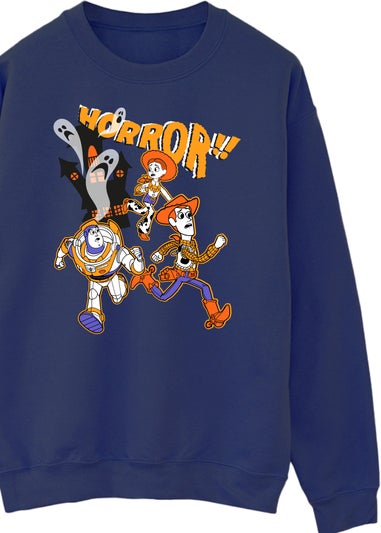 Disney Toy Story Halloween Horror Run Away Navy Sweatshirt