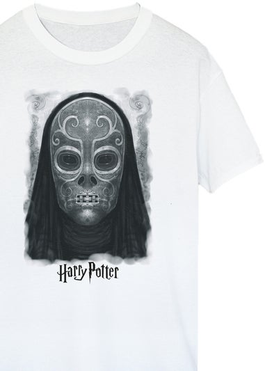 Harry Potter Dark Mask White T-Shirt