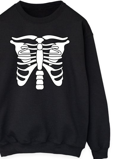 Halloween Skeleton Black Sweatshirt