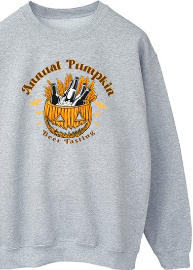 Halloween Beer Tasting Heather Grey Sweatshirt