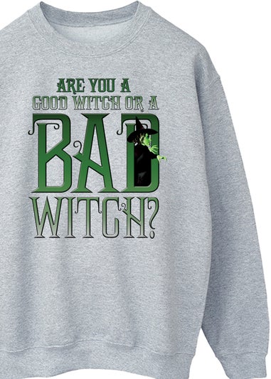 Wizard of Oz Bad Witch Heather Grey Sweatshirt