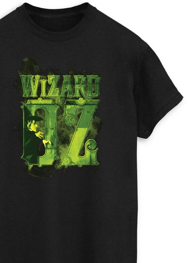 Wizard of Oz Logo Black Boyfriend Fit T-Shirt