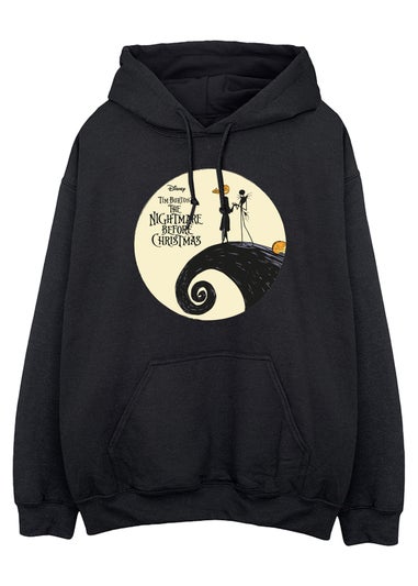 Disney The Nightmare Before Christmas Moon Black Hoodie