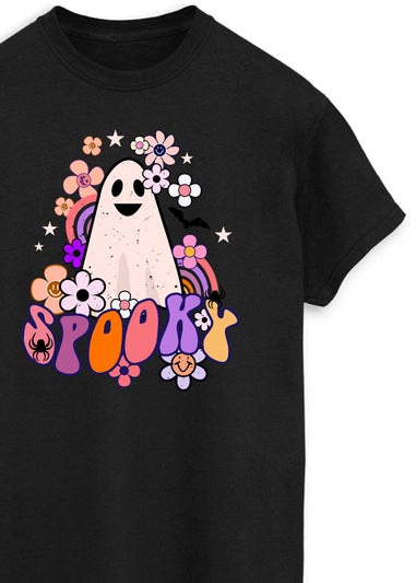 Halloween Spooky Black Boyfriend Fit T-Shirt