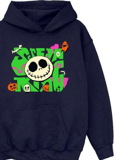 Disney Kids Navy The Nightmare Before Christmas Scream Hoodie (3-13 Years)