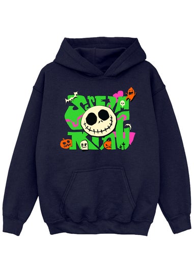 Disney Kids Navy The Nightmare Before Christmas Scream Hoodie (3-13 Years)