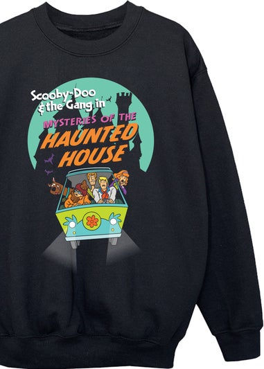 Scooby Doo Haunted Boys Black Sweatshirt (3-13 Years)