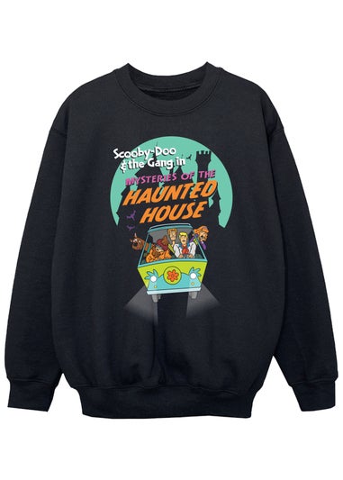 Scooby Doo Haunted Boys Black Sweatshirt (3-13 Years)