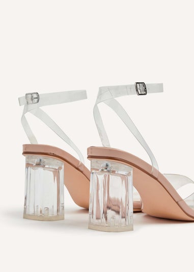 Linzi Cindy Sand Perspex Sandal