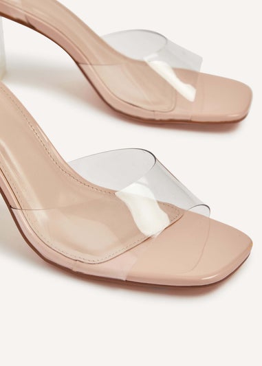 Linzi Cindy Sand Perspex Sandal