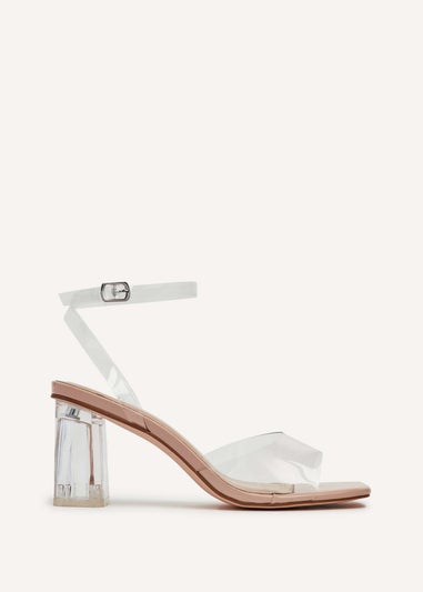 Linzi Cindy Sand Perspex Sandal