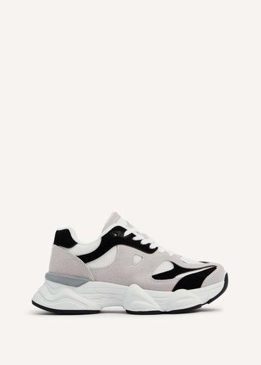 Linzi Hackney Black/Grey Two Tone Trainer