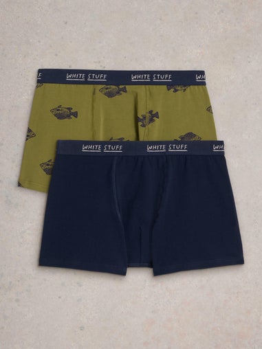 2-er Pack Boxershorts - Uni & Print