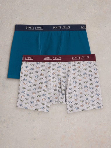 2-er Pack Boxershorts - Uni & Print