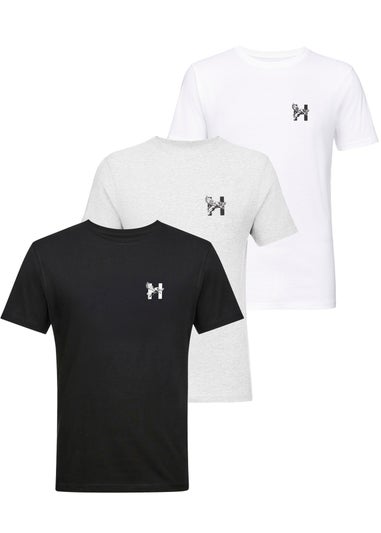 Henleys Multi Triphen T-Shirt (3 Pack)