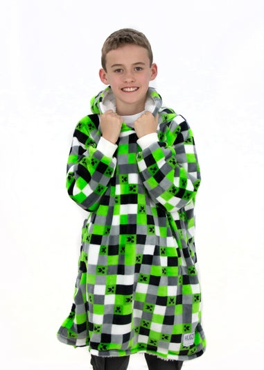 Minecraft Hooded Snuggle Wearable Fleece