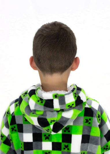 Minecraft Hooded Snuggle Wearable Fleece