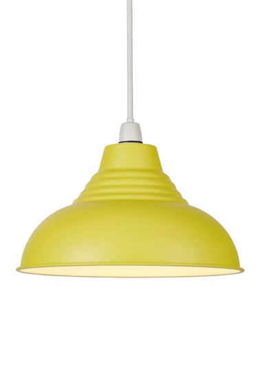 Glow Metal Dome Easyfit Shade Yellow (17cm x 30cm)