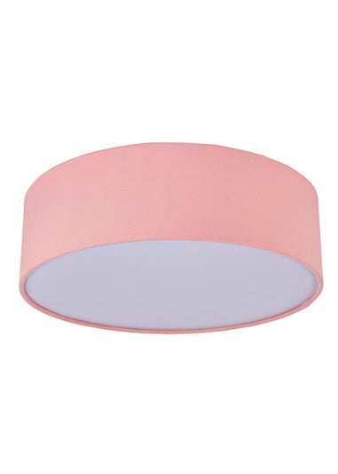 Glow Flush Ceiling 3 Light Pink (12cm x 40cm)