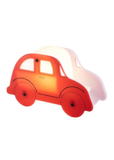 Glow Car Integrated LED Table Lamp Red (18cm x 30cm)