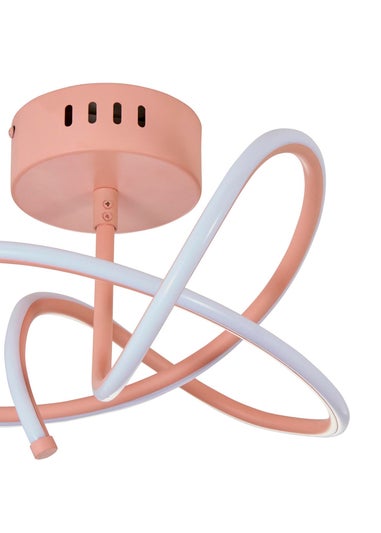 Glow Whirly Integrated LED Ceiling Light Pink (19cm x 38cm)