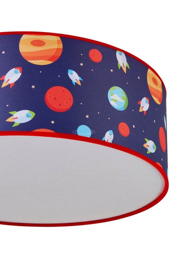 Glow Outer Space Flush Ceiling 3 Light (18cm x 40cm)