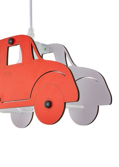 Glow Car Ceiling Light Red (30-95cm x 29cm)