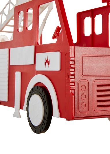 Glow Fire Engine Ceiling Light Red (30-89cm x 43cm)