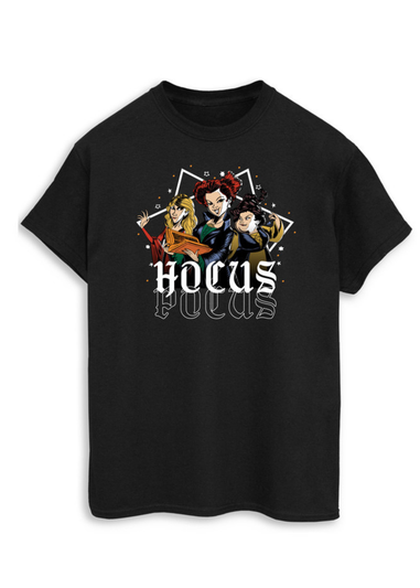 Disney Hocus Pocus Stars Black Boyfriend Fit T-Shirt