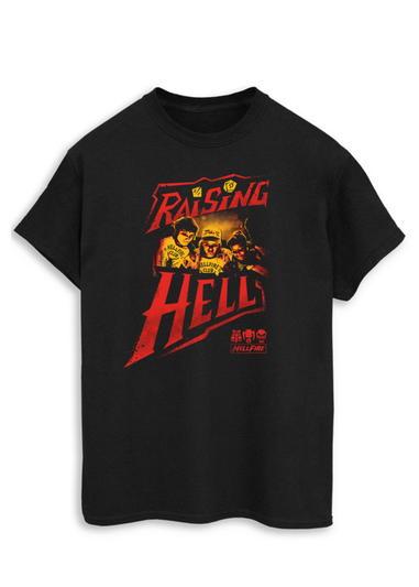 Stranger Things Rising Hell Black T-Shirt